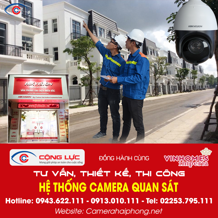 Đăng Ký Lắp Đặt Camera Biệt Thự Vinhome Imperia Giá Rẻ Tại 4B Bạch Đằng Quận Hồng Bàng