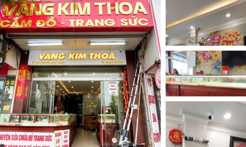 Lắp Camera Chống Trộm Cho Tiệm Vàng Kim Thoa Số 185 Nguyễn Đức Cảnh Hải Phòng