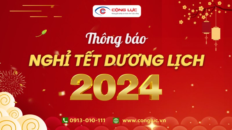 Thông Báo Lịch Nghỉ Tết Dương Lịch 2024