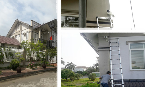 Lắp Đặt Camera Quan Sát Nhà Biệt Thự Anh Hiếu Tại Khu Nhà Ở Anh Dũng, Dương Kinh Hải Phòng