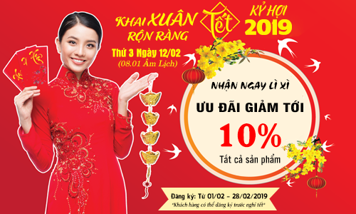 Hái Lộc Đầu Xuân - Nhận Ngay Lì Xì May Mắn