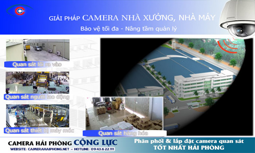 Giải Pháp Lắp Đặt Camera Quan Sát Cho Nhà Xưởng, Nhà Máy