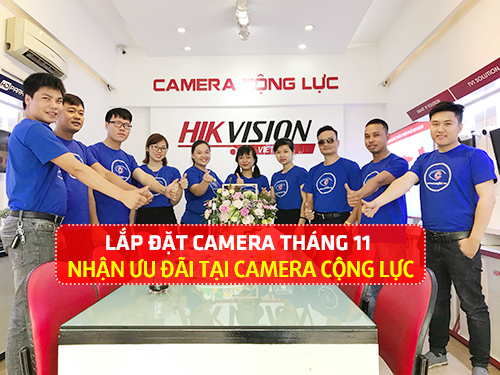 Lắp Đặt Camera Quan Sát Tháng 11 - Camera Cộng Lực Hải Phòng