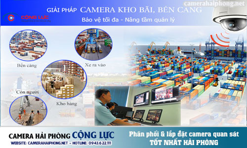 Giải Pháp Lắp Đặt Camera Quan Sát Cho Bến Cảng, Kho Bãi