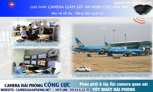 Giải Pháp Lắp Đặt Camera Quan Sát IP Cho Sân Bay