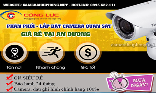 Lắp Đặt Camera Quan Sát Giá Rẻ Tại An Dương, Hải Phòng