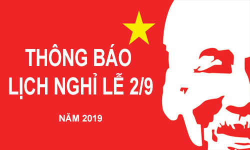 Camera Cộng Lực Thông Báo Nghỉ Lễ Quốc Khánh 2/9 Năm 2019