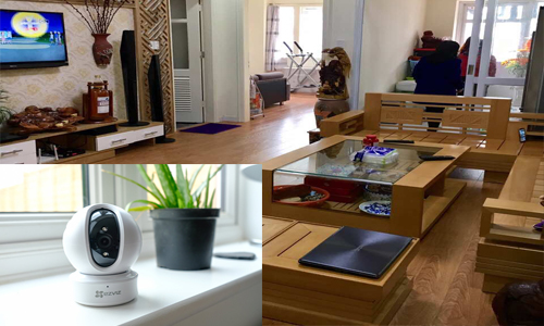 Lắp Camera IP Wifi Giá Rẻ Cho Căn Hộ Chung Cư Hoàng Huy Pruksa Town An Dương Hải Phòng