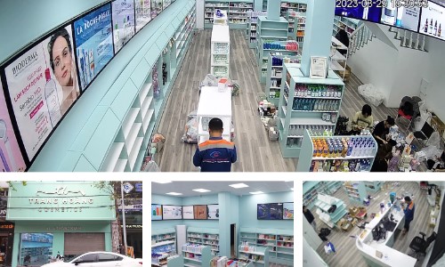 Di Chuyển Hệ Thống Camera Giám Sát Cho Cửa Hàng Trang Hoàng Cosmetics Hải Phòng