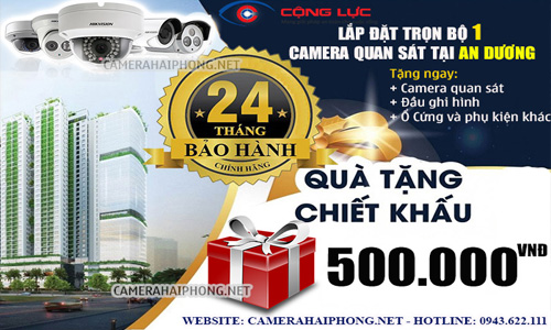 Lắp Đặt Trọn Bộ 1 Camera Quan Sát Giá Rẻ Tại An Dương
