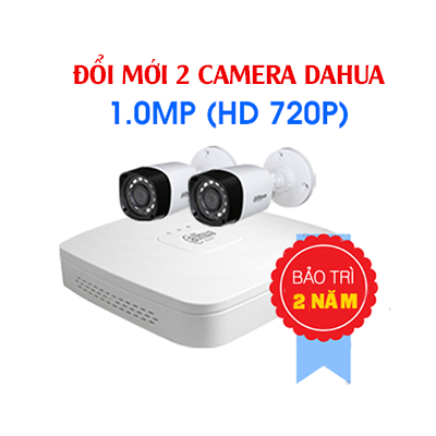 Đổi 2 Camera Dahua 1 Megapixel Cũ Lấy Mới