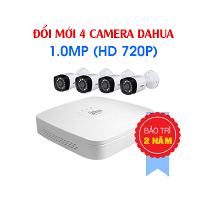 Đổi 4 Camera Dahua 1 Megapixel Cũ Lấy Mới