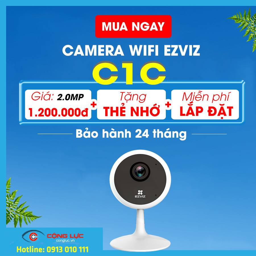 Camera Wifi Ezviz C1C 1080P