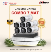 Trọn Bộ 7 Camera Dahua 1 Megapixel