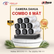 Trọn Bộ 8 Camera Dahua 1 Megapixel