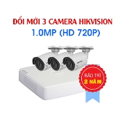 Đổi 3 Camera Hikvision 1 Megapixel Cũ Lấy Mới