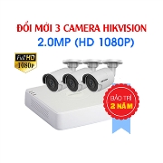 Đổi 3 Camera Hikvision 2 Megapixel Cũ Lấy Mới