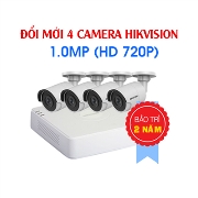 Đổi 4 Camera Hikvision 1 Megapixel Cũ Lấy Mới