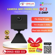 Camera Pin Giấu Kín Wifi Ezviz BC2