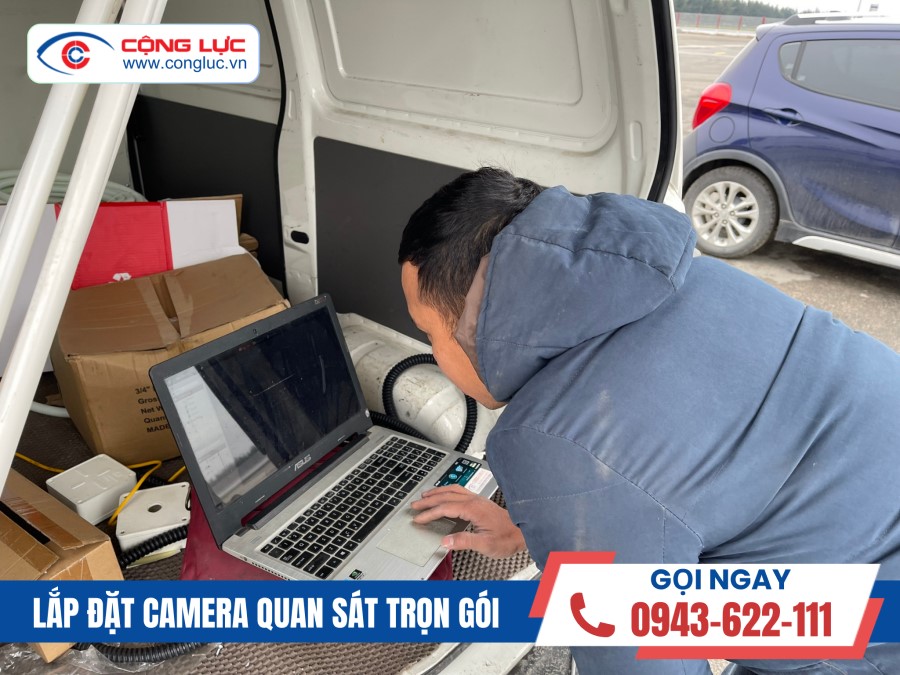 thi công hệ thống camera giám sát tại công ty cảng hải minh kcn nam đình vũ