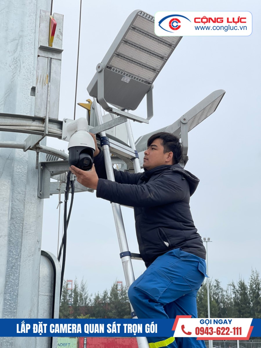lắp camera quan sát công ty cảng hải minh kcn nam đình vũ hải phòng