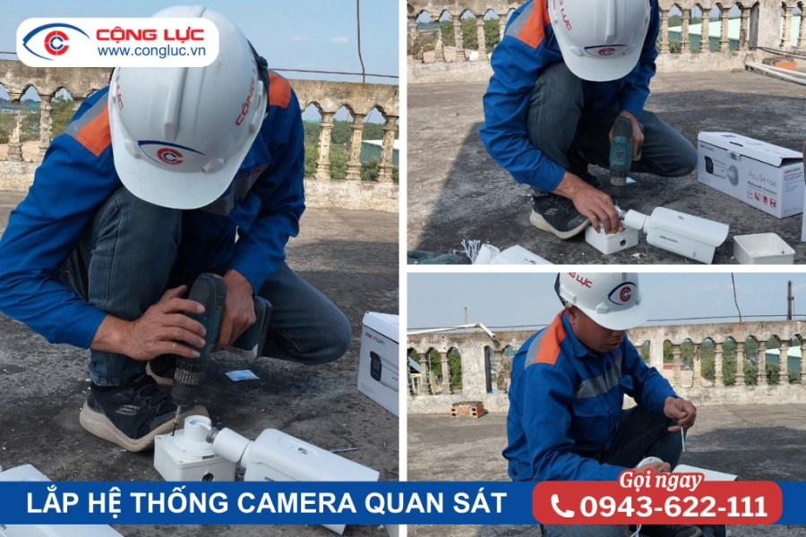 lắp đặt camera quan sát tại công ty hương giang 174 ngô quyền hải phòng