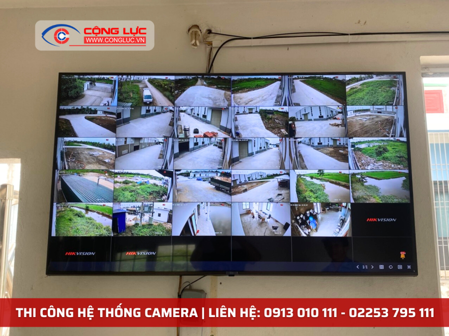 lắp đặt hệ thống camera quan sát nhà xưởng tại an lão hải phòng