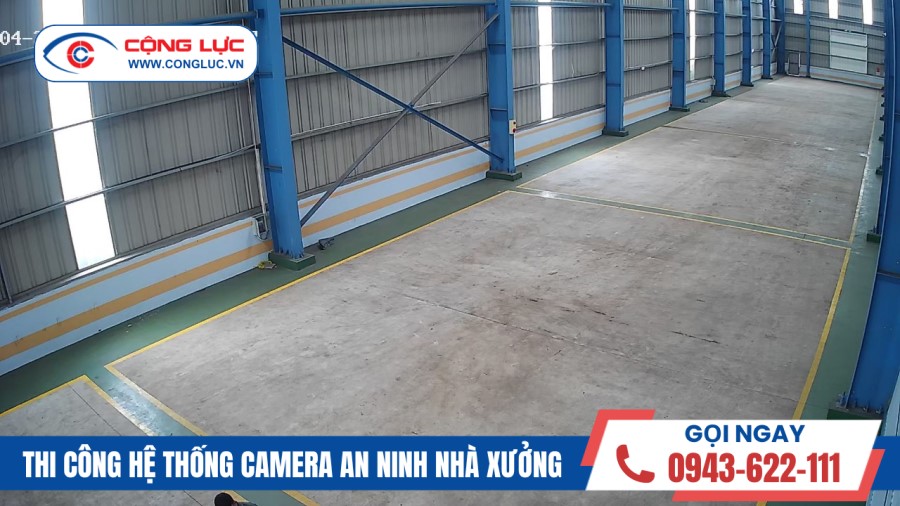 lắp đặt camera giám sát an ninh nhà xưởng giang châu đường 5 hồng bàng
