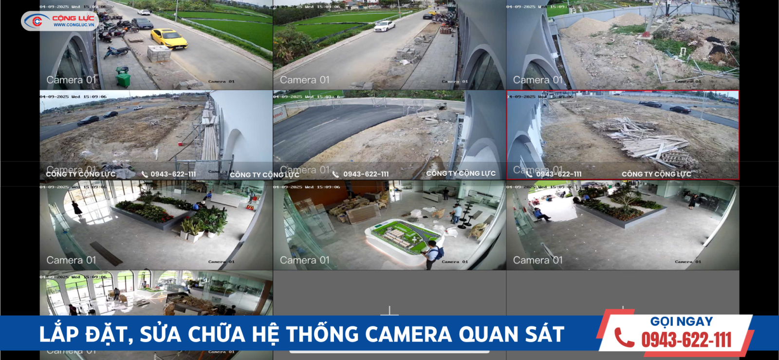 thi công hệ thống camera quan sát dự án himlam central park himlam hải phòng