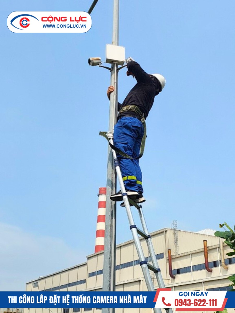 bảo dưỡng hệ thống camera nhà máy iia tại kcn đình vũ hải phòng