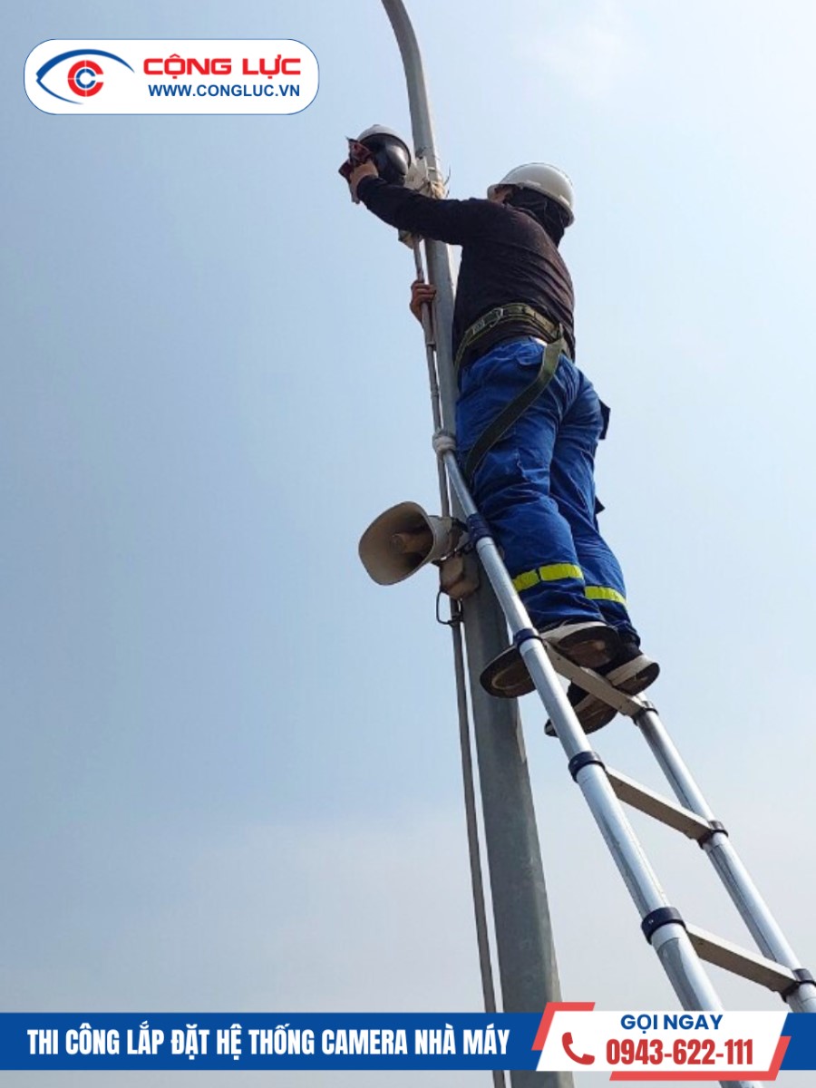 triển khai bảo dưỡng hệ thống camera nhà máy iia đình vũ hải phòng