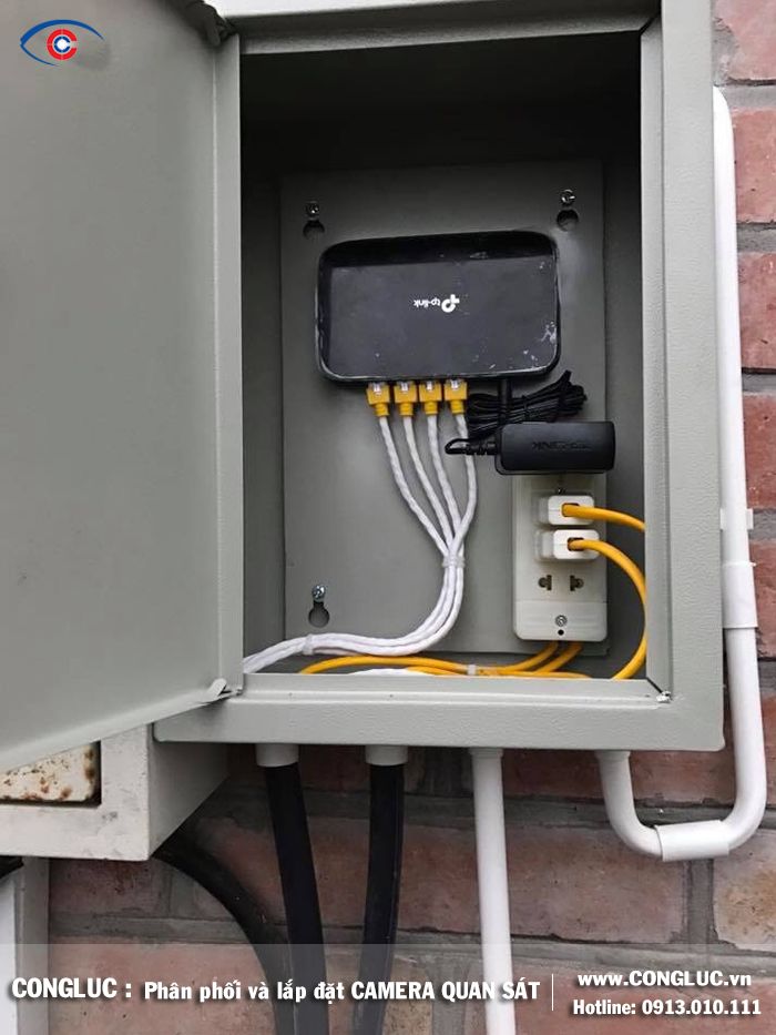 tủ điện đặt thiết bị camera