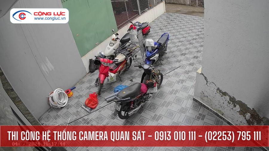 lắp đặt camera không dây tại nhà riêng đường ngô gia tự hải phòng