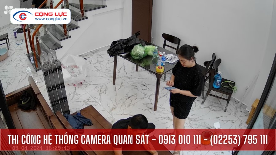 lắp đặt camera wifi cho nhà ở tại đường Ngô Gia Tự Hải Phòng