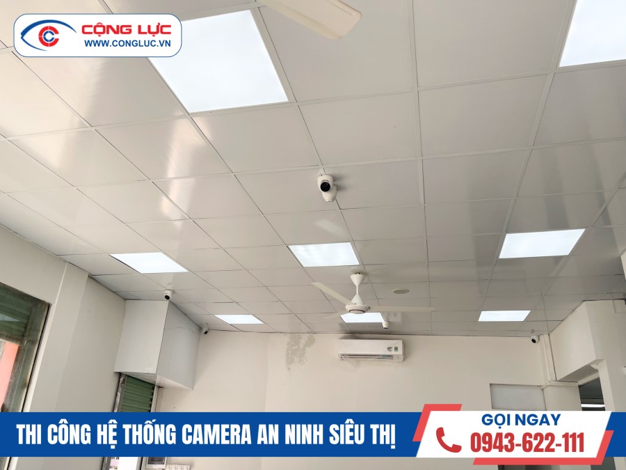 thi công hệ thống camera an ninh siêu thị konni 39 ở sầm sơn thanh hoá