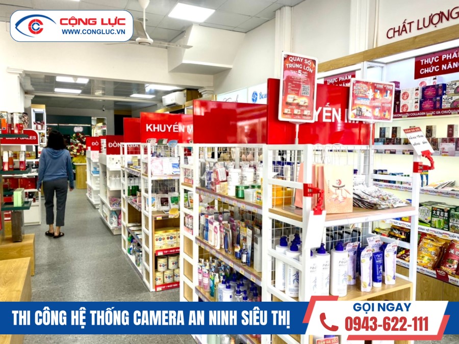 lắp đặt camera giám sát tại siêu thị konni 39 sầm sơn thanh hoá