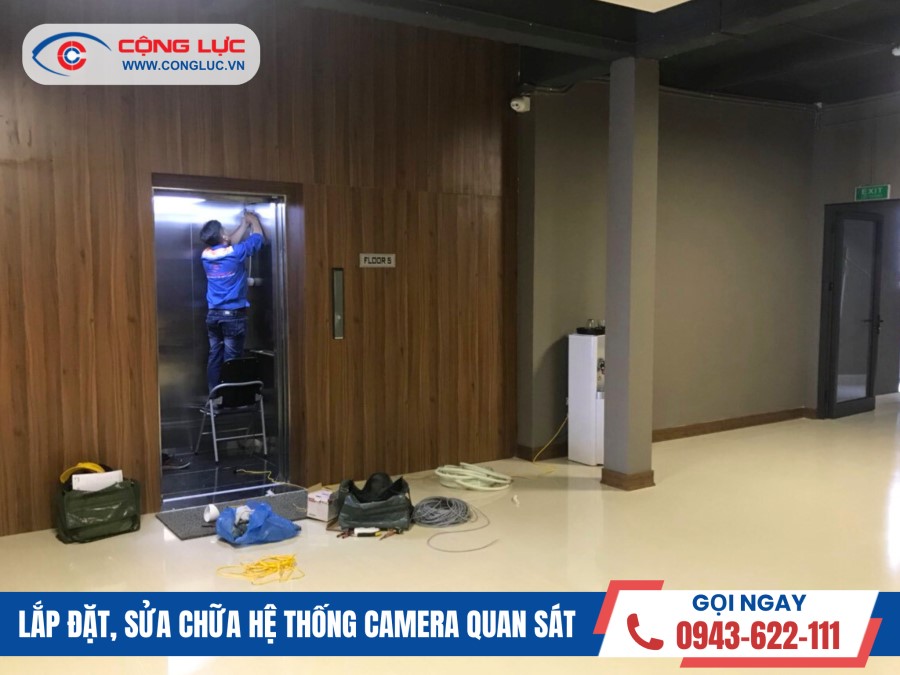 camera cộng lực lắp đặt camera quan sát cho thang máy