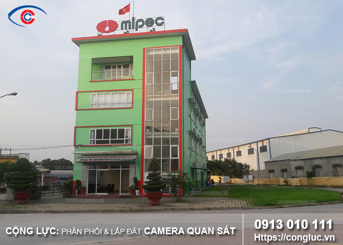 lắp đặt camera quan sát công ty mipec chi nhánh hải phòng