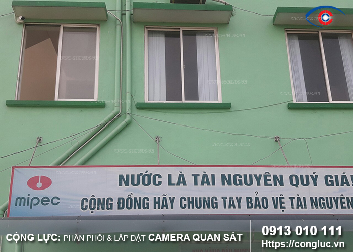 lắp đặt camera chi nhánh công ty hóa dầu quân đội mipec hải phòng