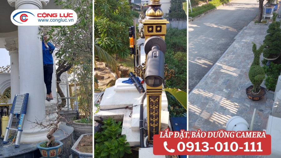 bảo dưỡng hệ thống camera quan sát nhà biệt thự tại hưng yên
