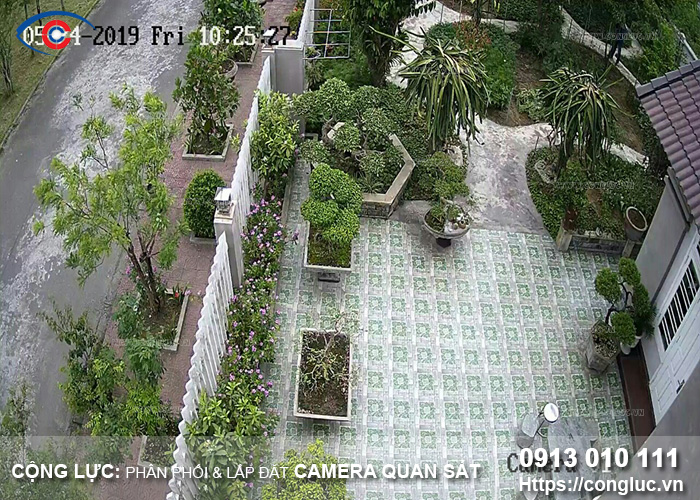hình ảnh lắp đặt camera nhà biệt thự tại khu nhà ở anh dũng dương kinh hải phòng 11