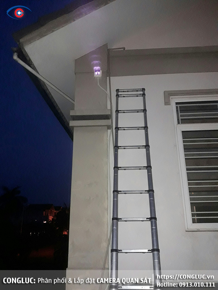 hình ảnh lắp đặt camera nhà biệt thự tại khu nhà ở anh dũng dương kinh hải phòng 10