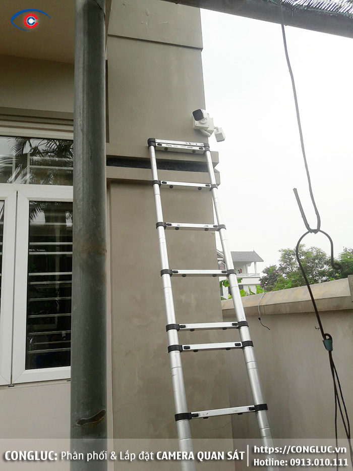 hình ảnh lắp đặt camera nhà biệt thự tại khu nhà ở anh dũng dương kinh hải phòng 6