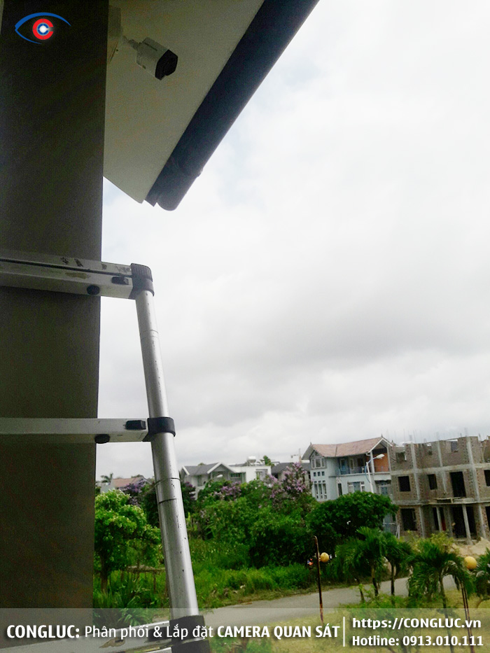hình ảnh lắp đặt camera nhà biệt thự tại khu nhà ở anh dũng dương kinh hải phòng 7