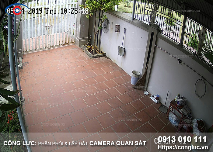 hình ảnh lắp đặt camera nhà biệt thự tại khu nhà ở anh dũng dương kinh hải phòng 15