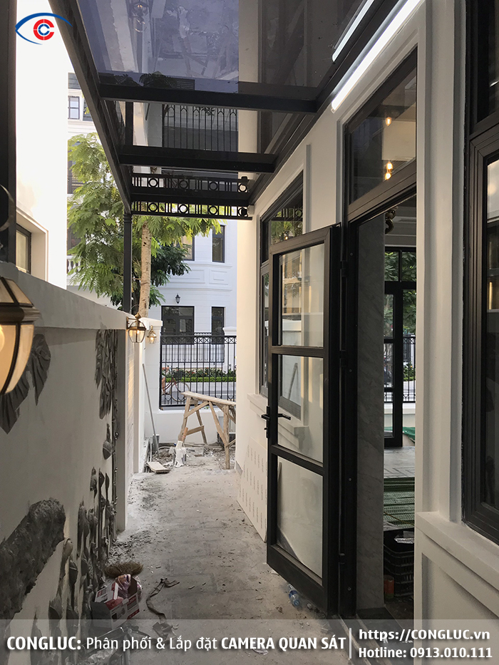 lắp đặt camera quan sát biệt thự đơn lập manhattan 18-09 vinhomes imperia 6