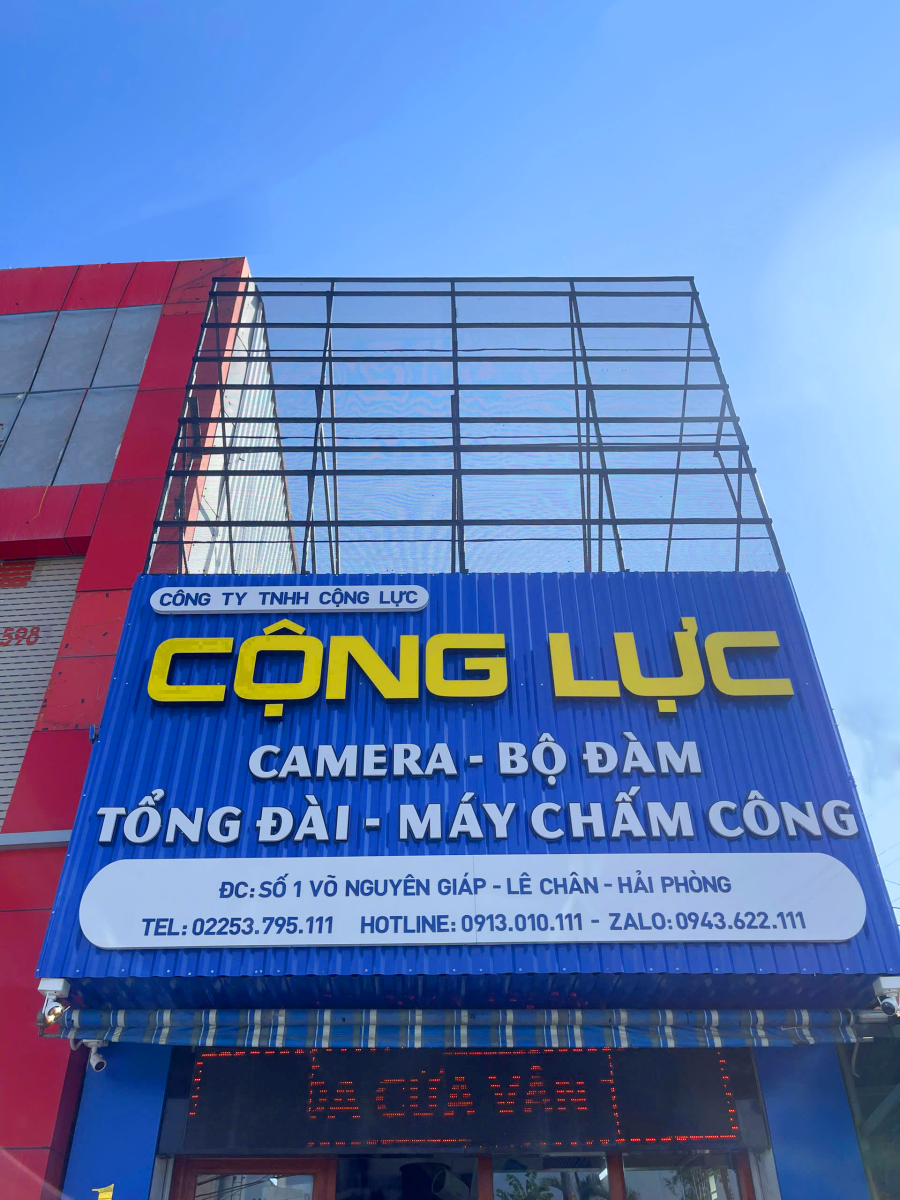 công ty camera hải phòng cộng lực 393 nguyễn văn linh