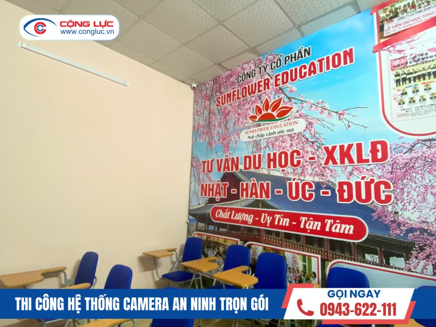 lắp camera tại huyện thuỷ nguyên hải phòng Công ty du học Sunflower