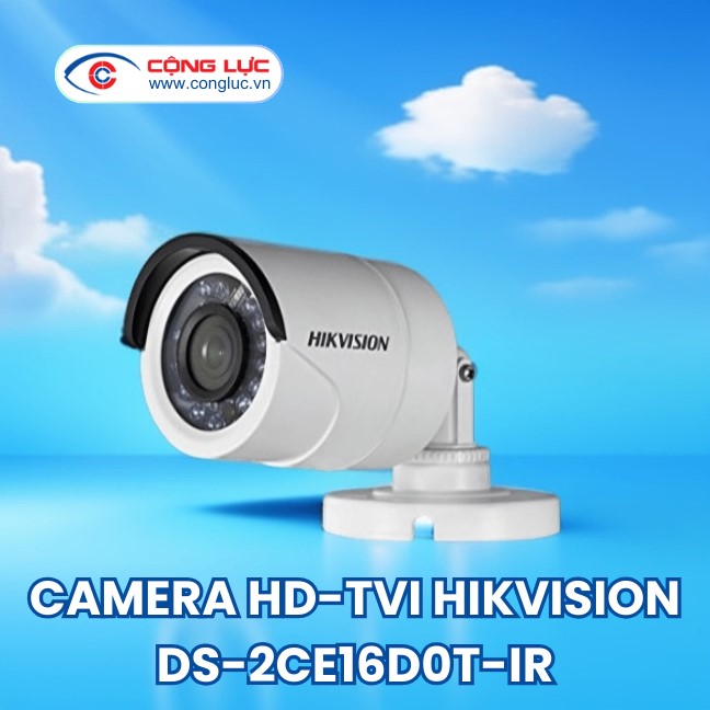 lắp camera hdtvi DS-2CE16D0T-IR tại công ty du học sunflower