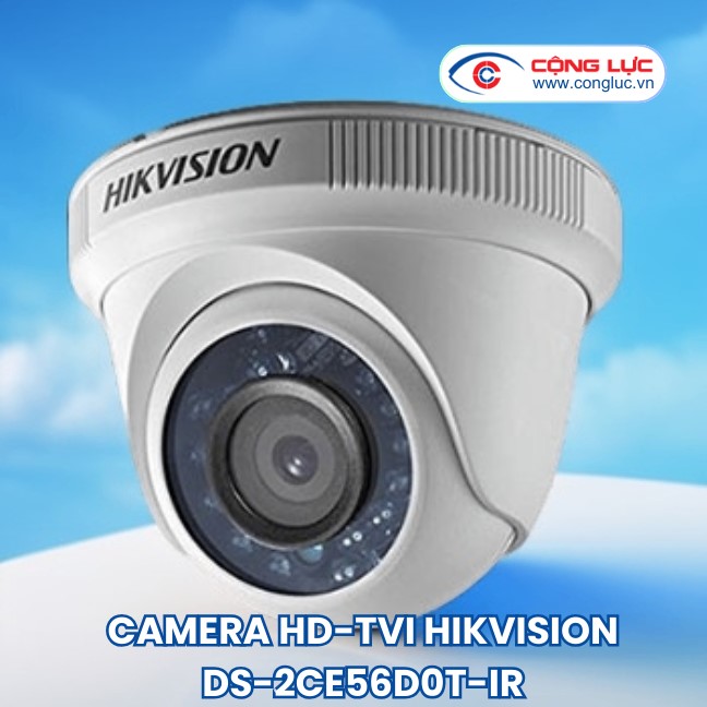 lắp camera hdtvi DS-2CE56D0T-IR tại công ty du học sunflower thị trấn núi đối
